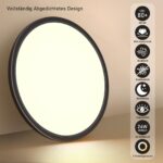 Swoieltr LED Deckenleuchte 30cm ultradünn – dimmbar mit Fernbedienung & Farbtemperatur – Bild 8