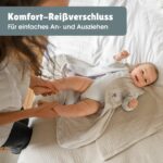 emma & noah Baby Schlafsack 1.0 TOG, 60 cm – Bio-Baumwolle, OEKO-TEX, Ganzjahr – Bild 4
