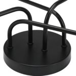 CBJKTX 4-flammige Deckenleuchte Vintage Schwarz E27 – Industrial Design für Küche & Wohnzimmer – Bild 5