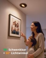 BOJIM LED Einbaustrahler 230V dimmbar IP44 – 10er Set Deckenspots 7W für Bad & Küche – Bild 5
