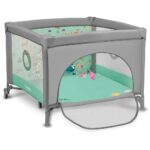 Lionelo Mille 2-in-1 Laufstall & Reisebett 100x100 cm – Faltbar mit Matratze für 0-36 Monate – Bild 5