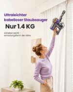 DyMona V18PRO Akku Staubsauger – 50 kPa Saugkraft, 50 Min Laufzeit, ultraleicht 1,4 kg – Bild 6