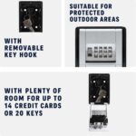 ABUS KeyGarage 787 – Schlüsseltresor mit 4-stelligem Code für bis zu 20 Schlüssel – Bild 6