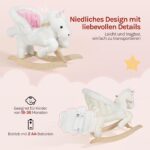 WOLTU Schaukelpferd mit Soundfunktion – Motorik-Spielzeug für Babys 18-36 Monate – Bild 5