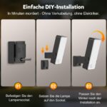 HANDSONIC LED Wandleuchte mit Bewegungsmelder – 10000 mAh Akku, Fernbedienung & 3 Farbtemperaturen – Bild 8