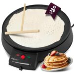 Clatronic Crêpes Maker Ø29 cm mit Antihaftbeschichtung – Professionelle Crêpes für Zuhause