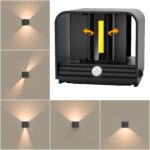 GuKKK 2er Set LED-Wandlampe mit Bewegungsmelder – Kabellose Akku-Wandleuchte 3000K – Bild 5