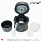 Korona Reiskocher 58011 mit Dampfgarer – Digitaler Reiskocher mit Warmhaltefunktion – Bild 8