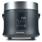 Korona Reiskocher 58011 mit Dampfgarer – Digitaler Reiskocher mit Warmhaltefunktion – Bild 3