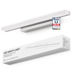 Yafido LED Spiegelleuchte 40cm Bad – 800 Lumen Naturweiss IP44 für Spiegelschrank