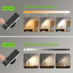YiLaie LED Wandleuchte mit 4000mAh Akku – Kabellose Leselampe mit Touch & Fernbedienung – Bild 2