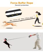 Pecute Joggingleine mit Hüftgurt – Freihändige Hundeleine für Hunde bis 50 kg – Bild 7