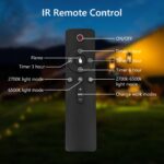 2er Set LED Vintage Laterne mit USB-C – Wiederaufladbar, dimmbar & wetterfest für Garten – Bild 5