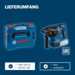 Bosch Professional GBH 18V-22 Akku-Schlagbohrmaschine – SDS-plus Bohrhammer für Profis – Bild 6