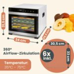 ProfiCook PC DR 1218 Dörraudomat Edelstahl – 6 Ebenen, 650 Watt, 0,6 m² Fläche – Bild 2