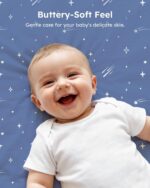 Unnivoll Baby Spannbettlaken 70x140 cm – 3er Pack Mikrofaser für Kinderbetten – Bild 6