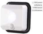 PEARL 2er-Set LED-Wandleuchten mit Bewegungsmelder – 110 lm Batteriebetrieb – Bild 4