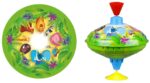 Lena Brummkreisel Dschungeltiere Ø 16 cm – Klassischer Metallkreisel für Kleinkinder – Bild 4