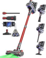 VACTechPro 55kPa Akku Staubsauger kabellos – 600W Motor, 70min Laufzeit, 8-Schicht-Filterung
