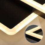 ZMH LED Deckenleuchte 54cm dimmbar 48W – Moderne Wohnzimmerlampe mit Fernbedienung – Bild 7