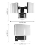 Maxkomfort LED Aussenwandleuchte mit Bewegungsmelder – 3200lm Fluter IP65 Schwenkbar – Bild 7