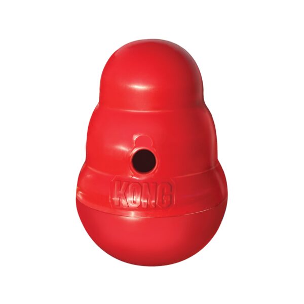 KONG Wobbler Interaktiver Futterspender – Slow Feeder für Mittelgrosse & Grosse Hunde