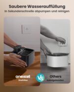 oneisall 2.2L kabelloser Katzenbrunnen – 20dB ultraleise mit Bewegungsmelder & 45 Tage Akkulaufzeit – Bild 7