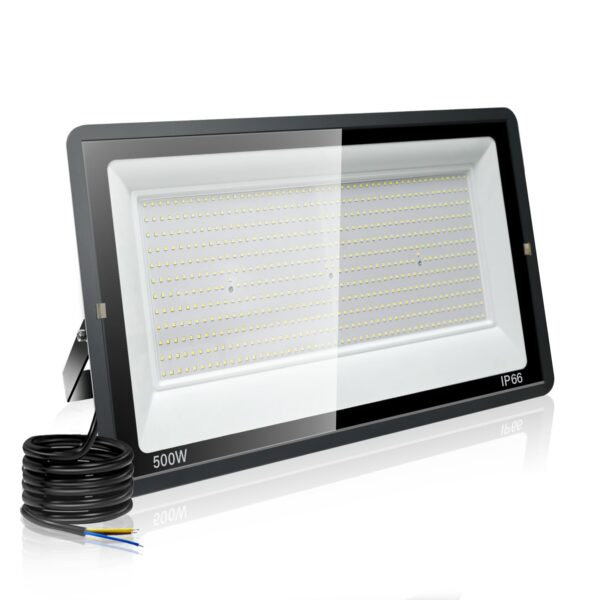 Jefedana 500W LED Aussenstrahler 50000LM 6000K IP66 – Profi-Flutlicht für Industrie & Gewerbe