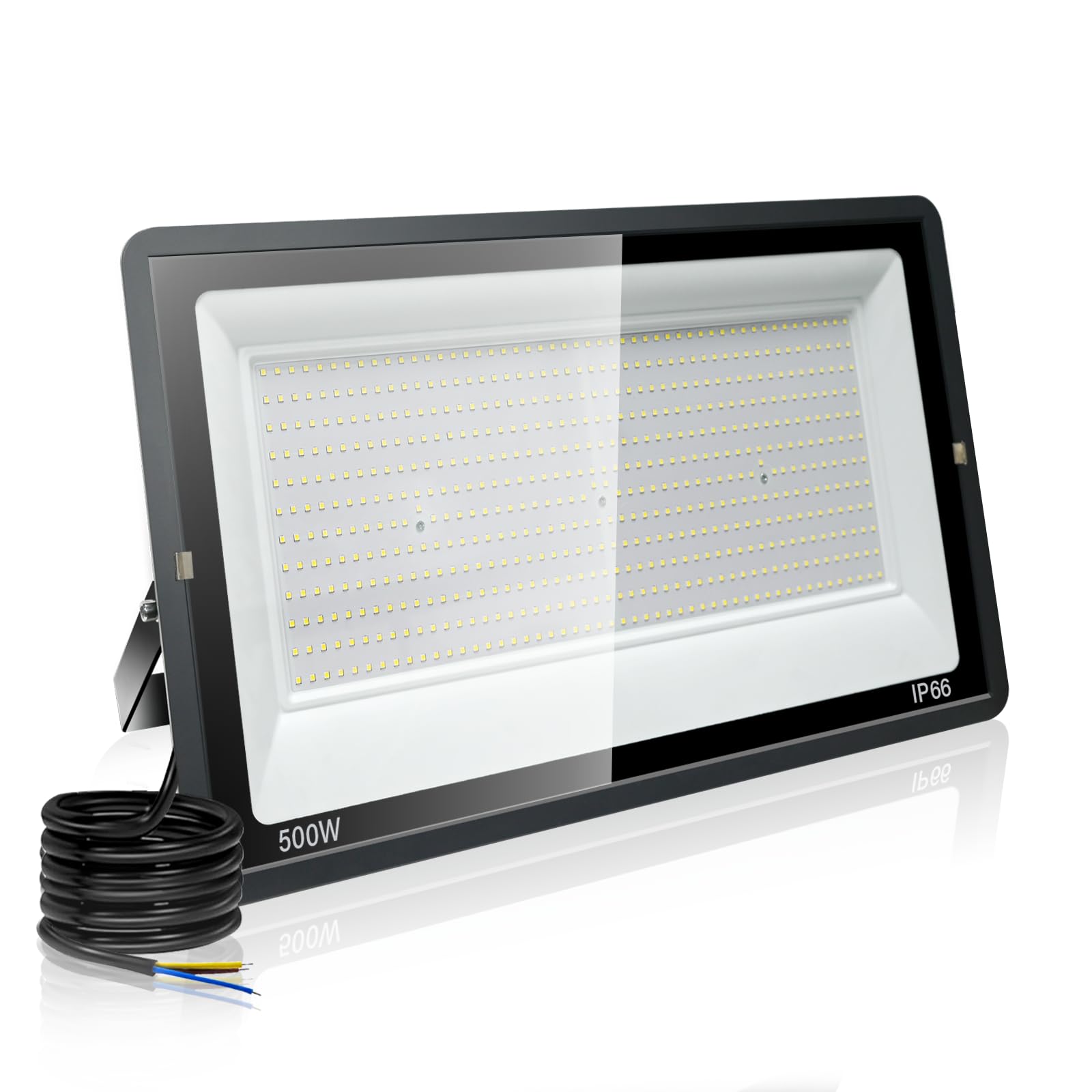 Jefedana 500W LED Aussenstrahler 50000LM 6000K IP66 – Profi-Flutlicht für Industrie & Gewerbe