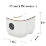 Akureo Low Carb Reiskocher 3L Digital – Zuckerarmreis mit 5 Funktionen & Timer – Bild 2