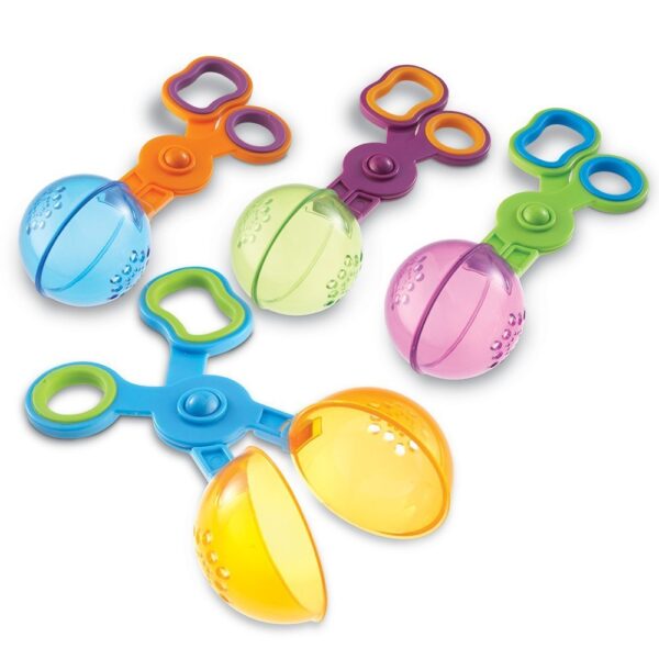 Learning Resources Handy Scoopers 4er Set – Schöpfscheren für Feinmotorik & Hand-Auge-Koordination ab 3 Jahren