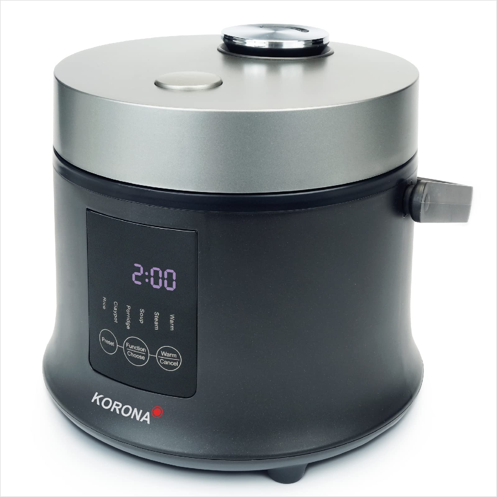 Korona Reiskocher 58011 mit Dampfgarer – Digitaler Reiskocher mit Warmhaltefunktion