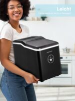 NORTHCLAN Eiswürfelmaschine 14kg – Kugelförmige Eiswürfel in 6 Minuten für Zuhause & Büro – Bild 6