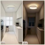 Kuwork LED Deckenleuchte Rund 20cm, 18W 4000K – Moderne Beleuchtung für kleine Räume – Bild 2