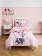 Minnie Mouse Babybettwäsche 100x135 cm – 100% Baumwolle Oeko-Tex für Mädchen – Bild 4