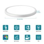 2er Set LED Deckenleuchte mit Radarsensor 18W 1800LM – Automatische Bewegungserkennung für Flur & Keller – Bild 4