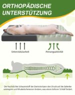 Favodormir Orthopädisches Hundebett 104x68cm – Wasserdichtes Kunstleder für grosse Hunde – Bild 4