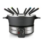 Taurus FF2 Fondue-Gerät 1000 W – 2 l Topf für 8 Personen mit Temperaturregler