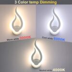 Lightess LED Wandlampe 10W – 3 Farbtemperaturen (3000K–6000K) für Wohn- & Schlafbereich – Bild 2