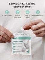 Grownsy Babyflaschen Reinigungstabletten 130er – Kraftvolle Reinigung für alle Flaschenreiniger – Bild 3