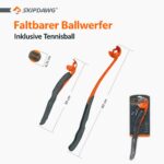 SKIPDAWG Ballschleuder für Hunde – Zusammenklappbar mit Tennisball & Tragetasche – Bild 6