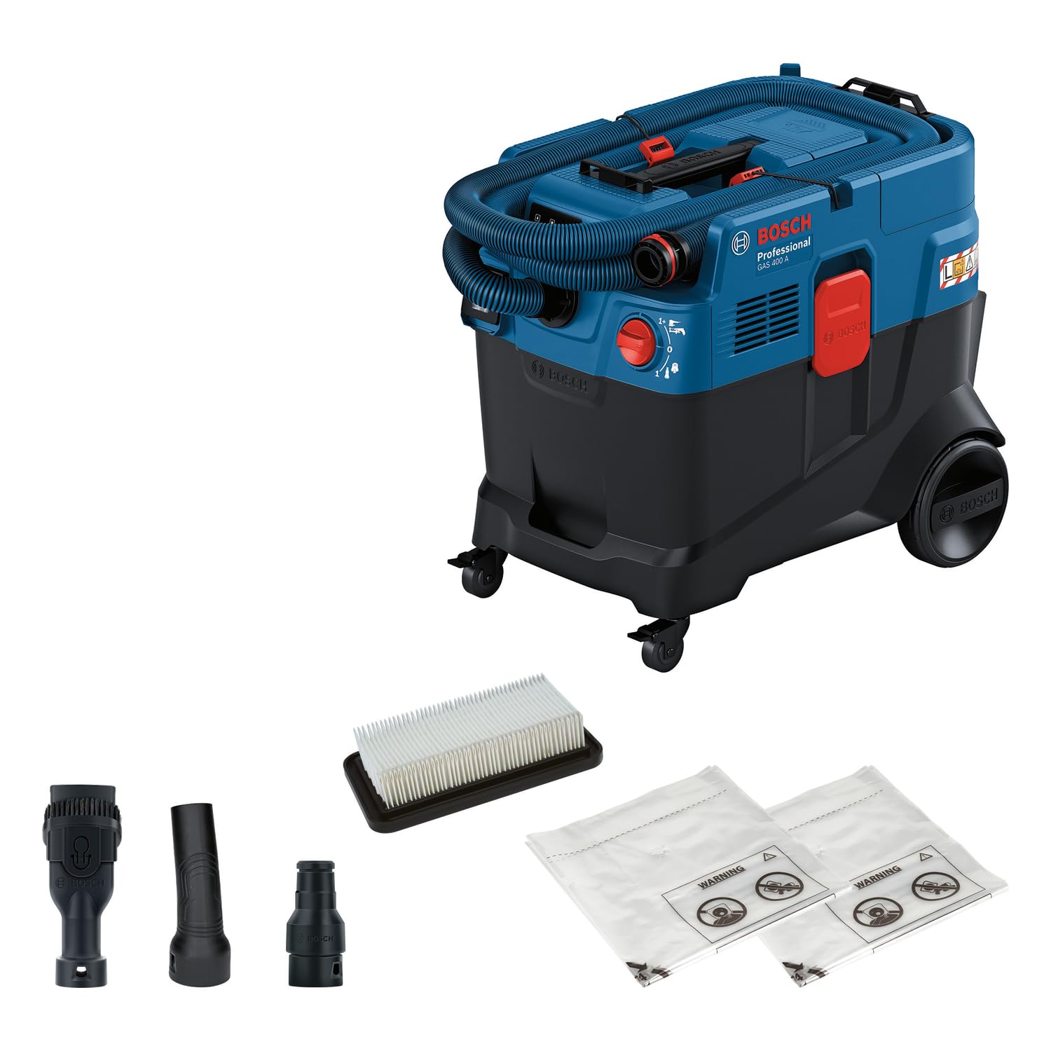Bosch Professional GAS 400 A Allessauger – 1200 W mit AFC-Filterreinigung