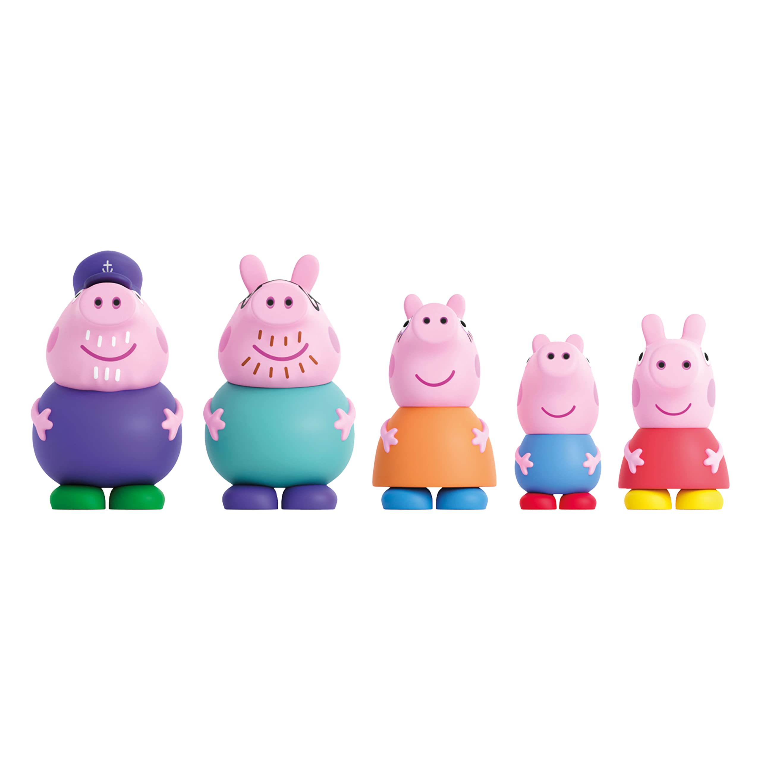 Peppa Wutz Badefiguren-Set mit 5 Charakteren – Wasserspielzeug für Kleinkinder ab 12 Monaten