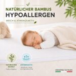 FlyIdeas Wasserdichter Matratzenschoner 90x55 cm (2 Stk.) – Zertifizierter Bambus für Babybetten – Bild 7