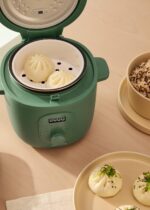 CREATE Reiskocher 1.2L Salbeigrün – Multifunktional mit Dampfgarer & Warmhalten – Bild 5