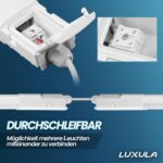 LUXULA LED Feuchtraumleuchte 120 cm, 32W, 3680 lm – Robuste Deckenleuchte für Werkstatt & Keller – Bild 7