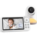 GHB Babyphone mit Kamera 5 Zoll IPS Display – Sichere Überwachung ohne WLAN