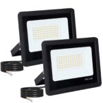 FUPE LED Strahler Außen 50W 5000LM – IP65 Wasserdicht für Garten & Hof (2er Set)