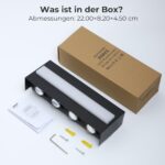 LED Wandleuchte Up-Down 12W 1200lm IP65 – Warmweiss 3000K Aluminium für Innen & Aussen – Bild 7