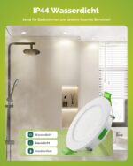 Fondiiz 12er LED Einbaustrahler 230V – Ultra Flach 3.5W für Bad & Küche – Bild 4